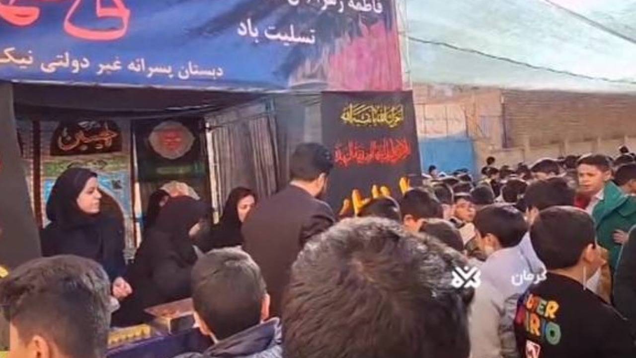 برپایی کوچک‌ترین موکب دانش آموزی کشور در کرمان