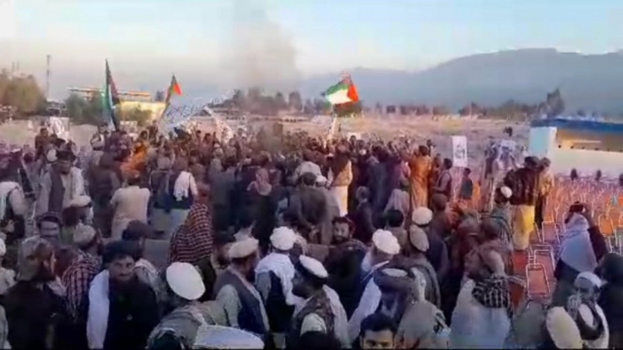 اجتماع مردم لغمان علیه جنایات اسرائیل