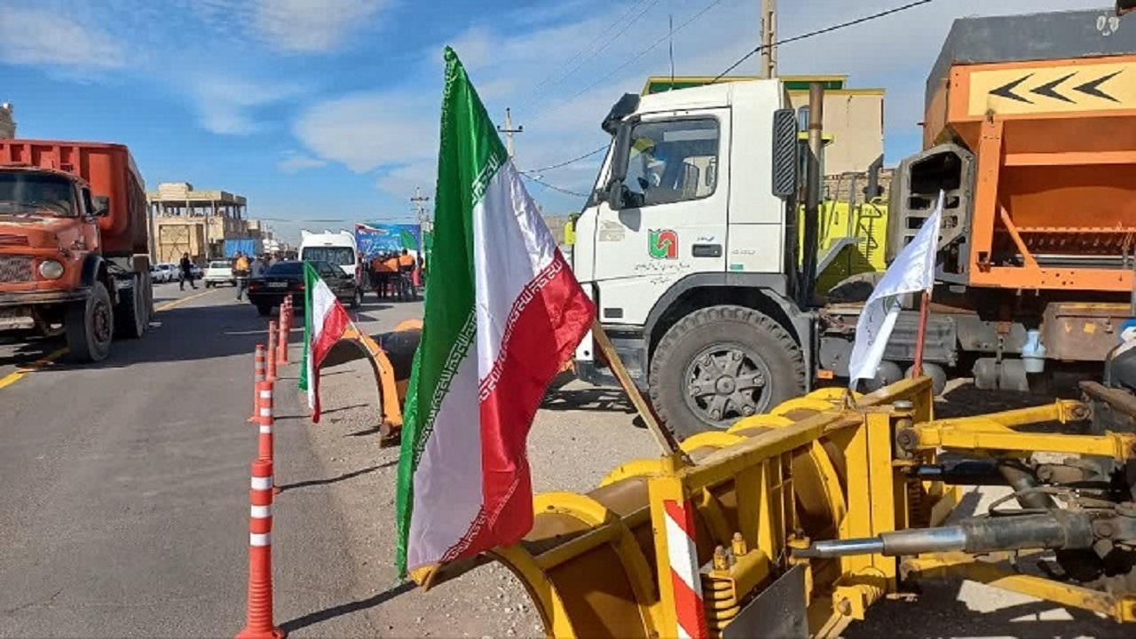 افتتاح طرح بهسازی محور چینی مرجان به ارداق
