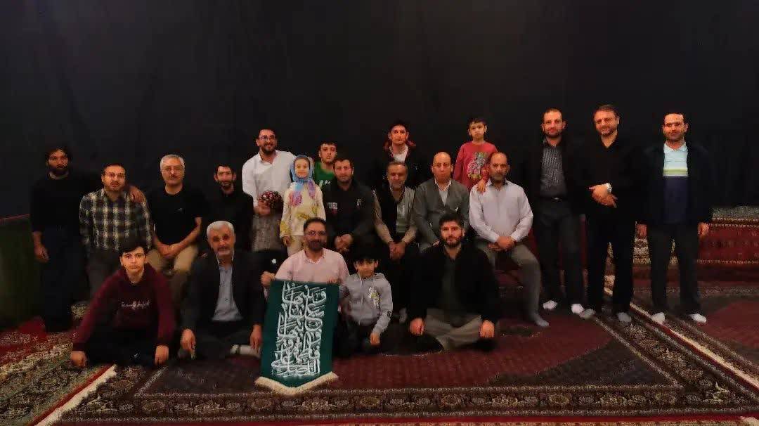 سوگواران فاطمی در حسینیه همدان