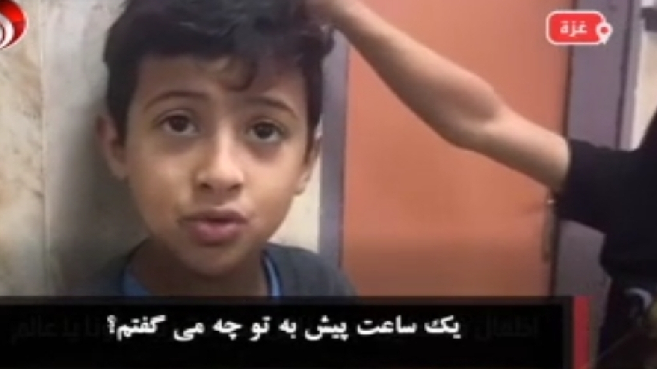 شرح تشنگی و گرسنگی کودکان غزه + فیلم