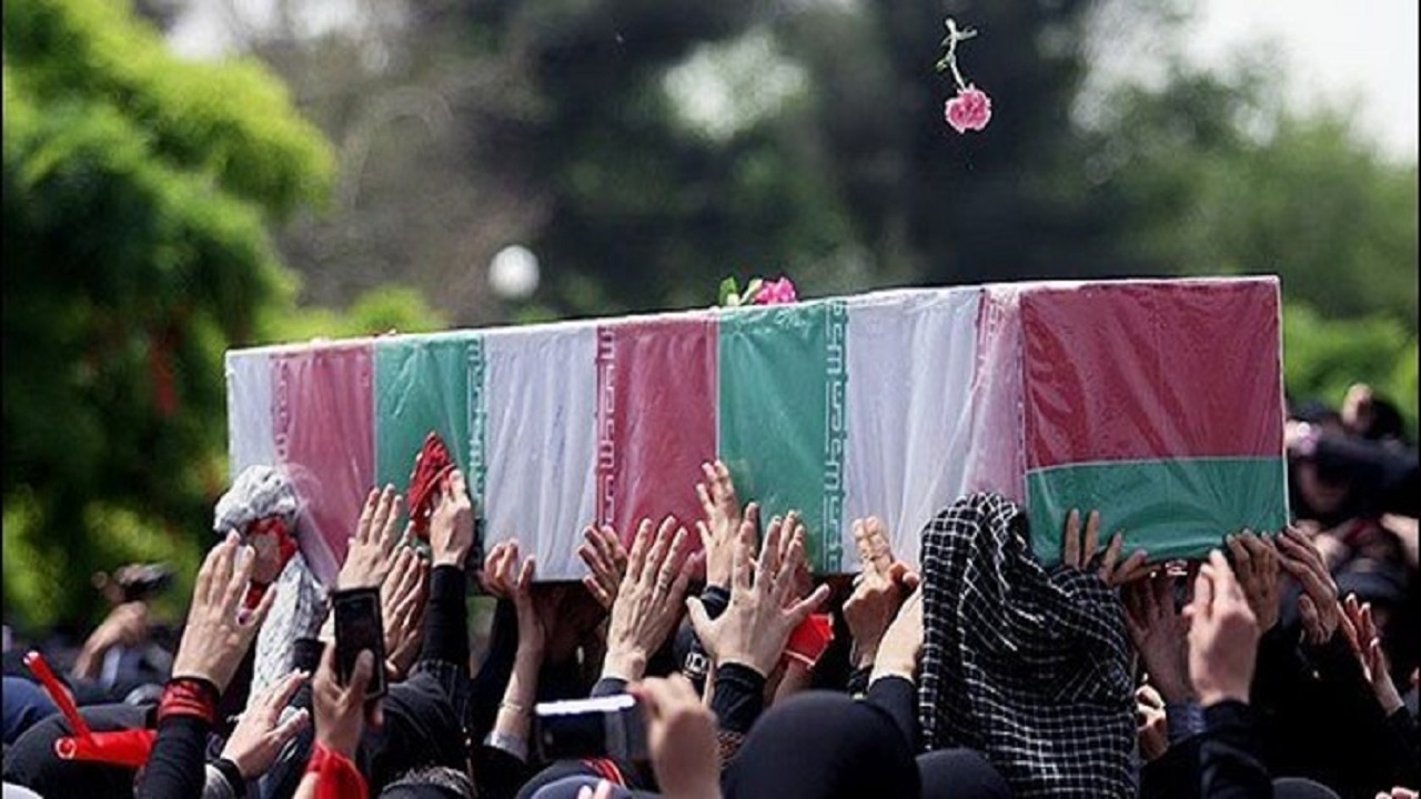 پیکر دو شهید خوش نام در بندرگز تشییع شد