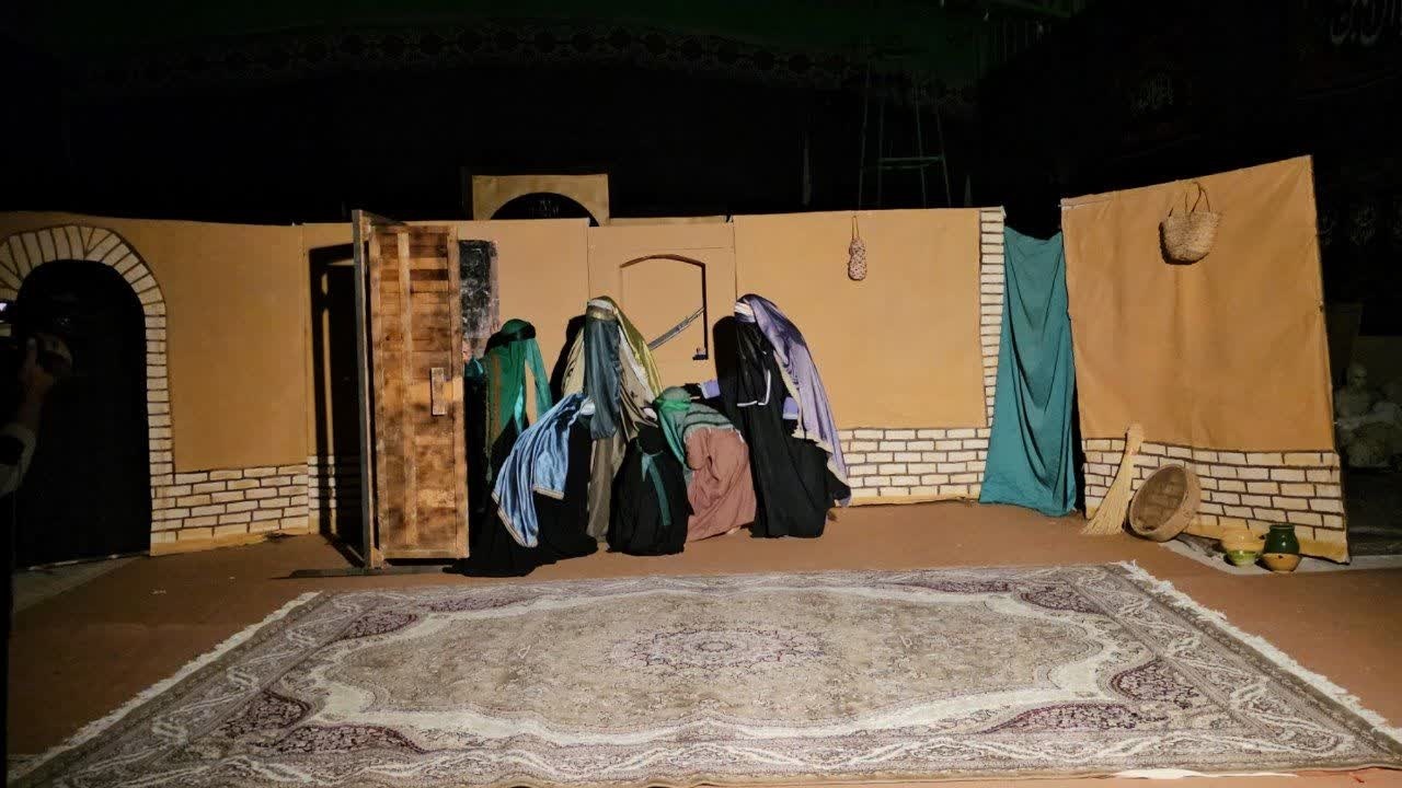 اجرای تعزیه بانوی بی نشان در بافق
