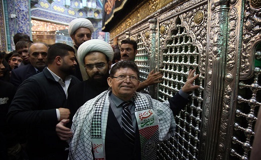 سفرای ۴ کشور آمریکای جنوبی در حرم بانوی کرامت حضور یافتند+تصاویر