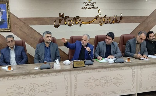 ایرج موذن، سرپرست فرمانداری تالش