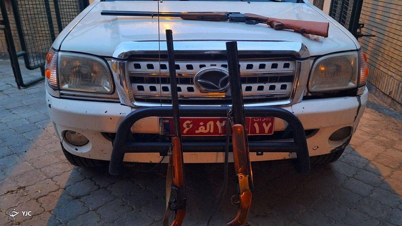 ۳ شکارچی غیرمجاز در میاندوآب دستگیر شدند