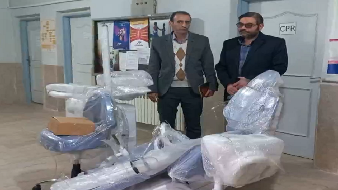 نصب یونیت دندانپزشکی در مرکز بهداشت ذوالبین در بخش مرکزی هشترود