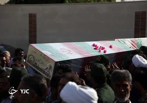 ورود پیکر مطهر ۵ شهید گمنام دفاع مقدس در بندرعباس