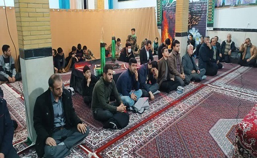 اجتماع مردم همدان در مراسم تشییع شهدا