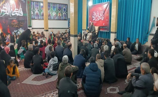 اجتماع مردم همدان در مراسم تشییع شهدا