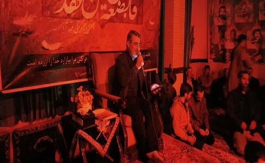 مراسم مدیحه سرایی به مناسبت ایام فاطمیه