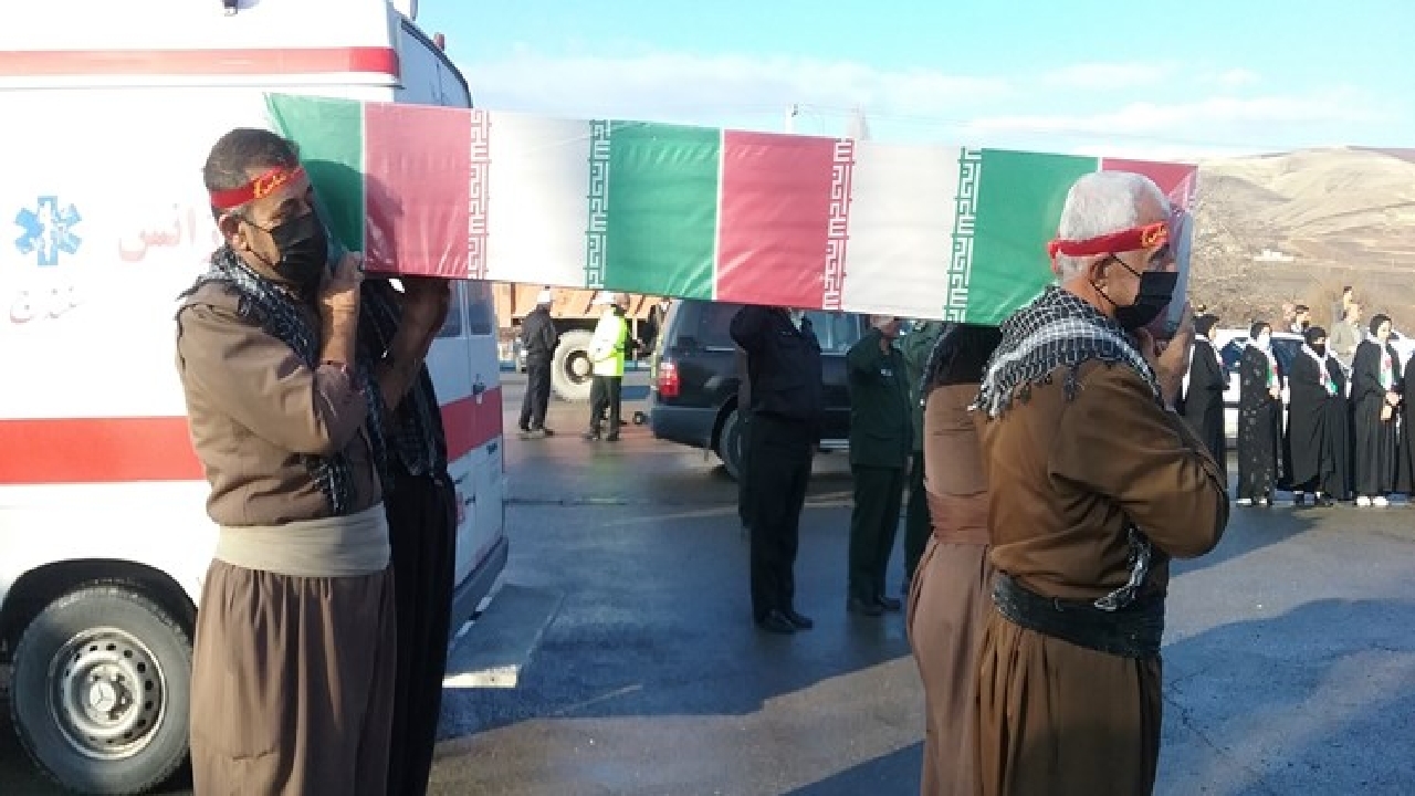 پیکر مطهر ۴ شهید وارد سنندج شد