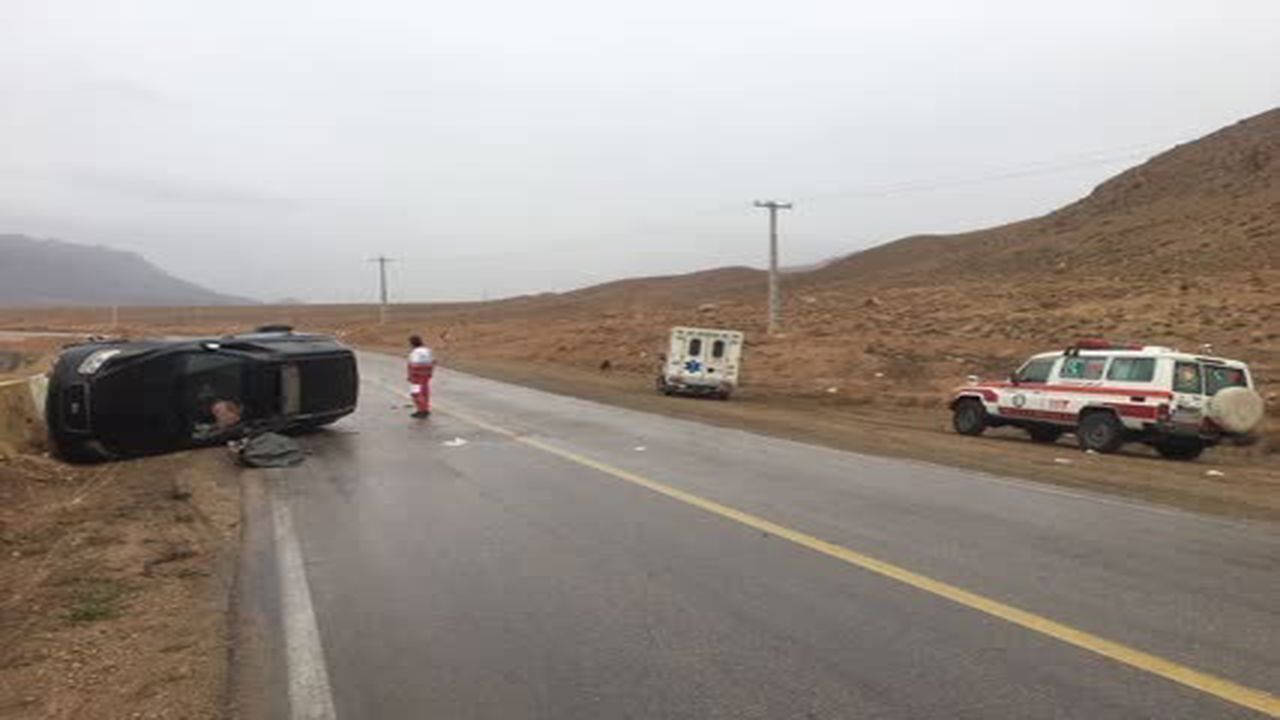 واژگونی مرگبار خودرو در جاده دامغان - فولادمحله