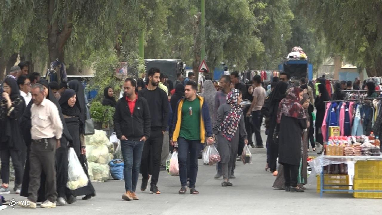 برپایی پنجشنبه بازار در حاجی آباد+فیلم