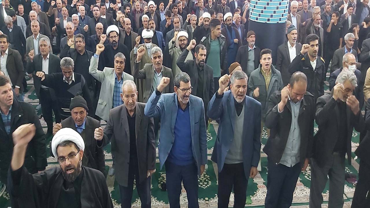 محکومیت جنایات اسرائیل و تروریست‌ها در شهرستان انار