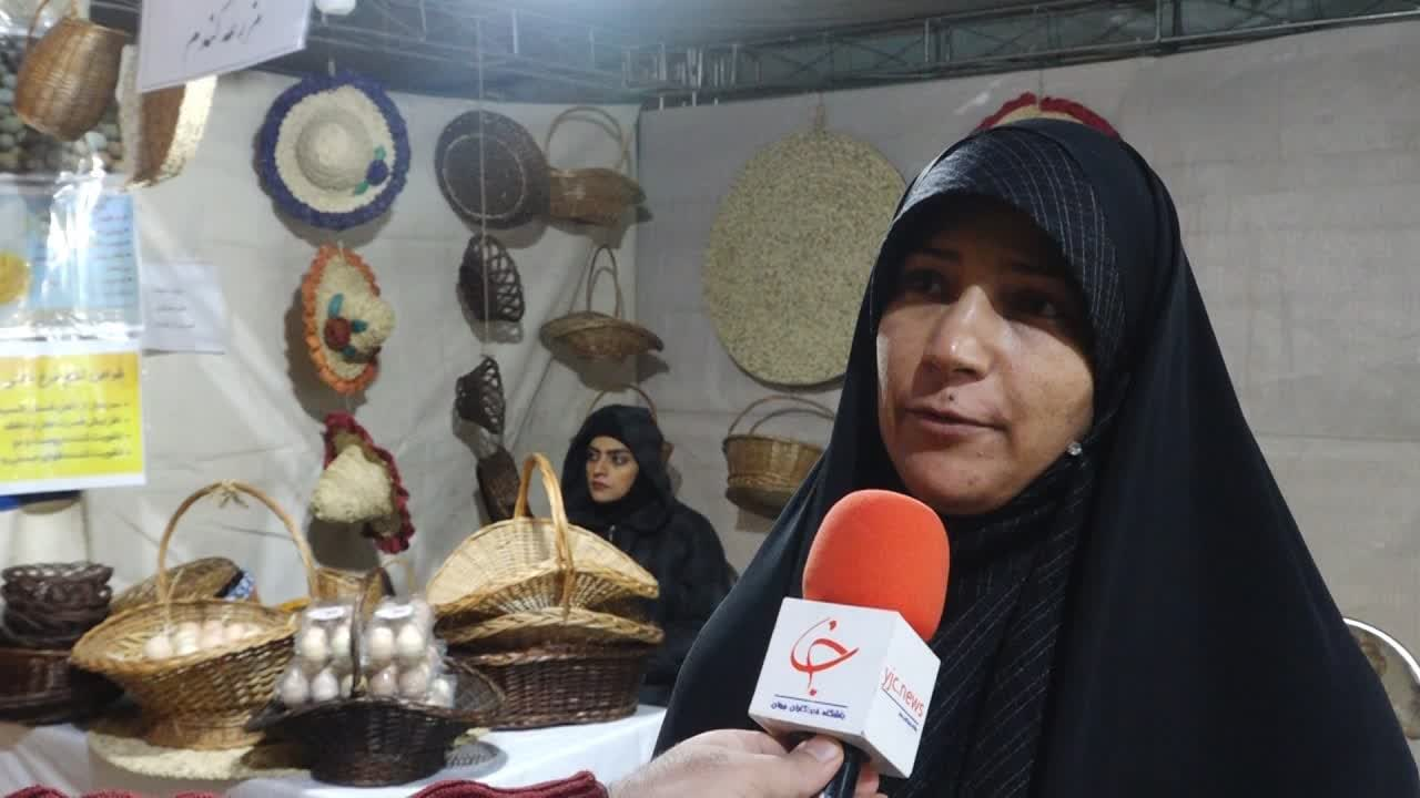 برگزاری نمایشگاه مشاغل خانگی در بوستان ناجی شهر حمیدیا 