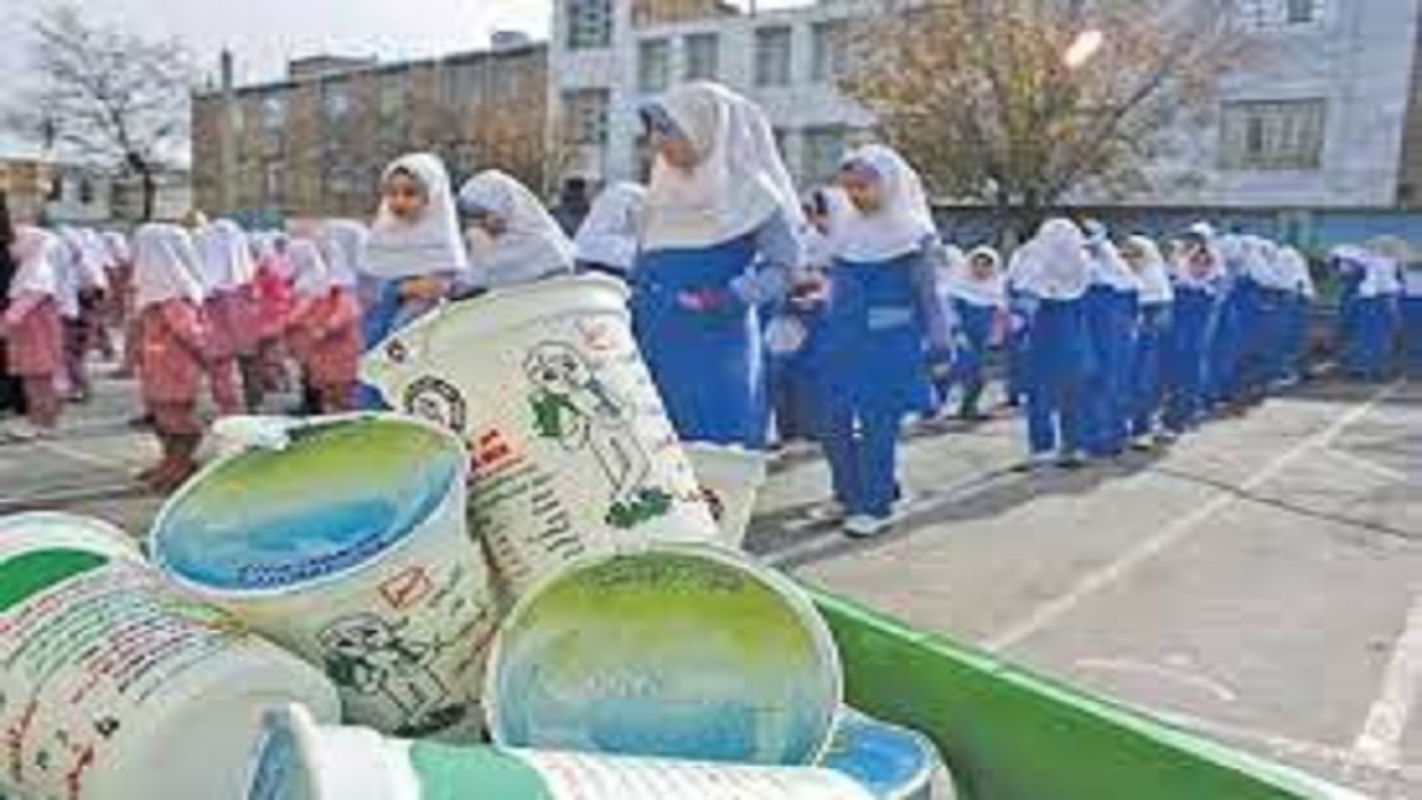 توزیع شیر رایگان بین ۷۸ هزار دانش آموز مدارس ابتدایی دولتی