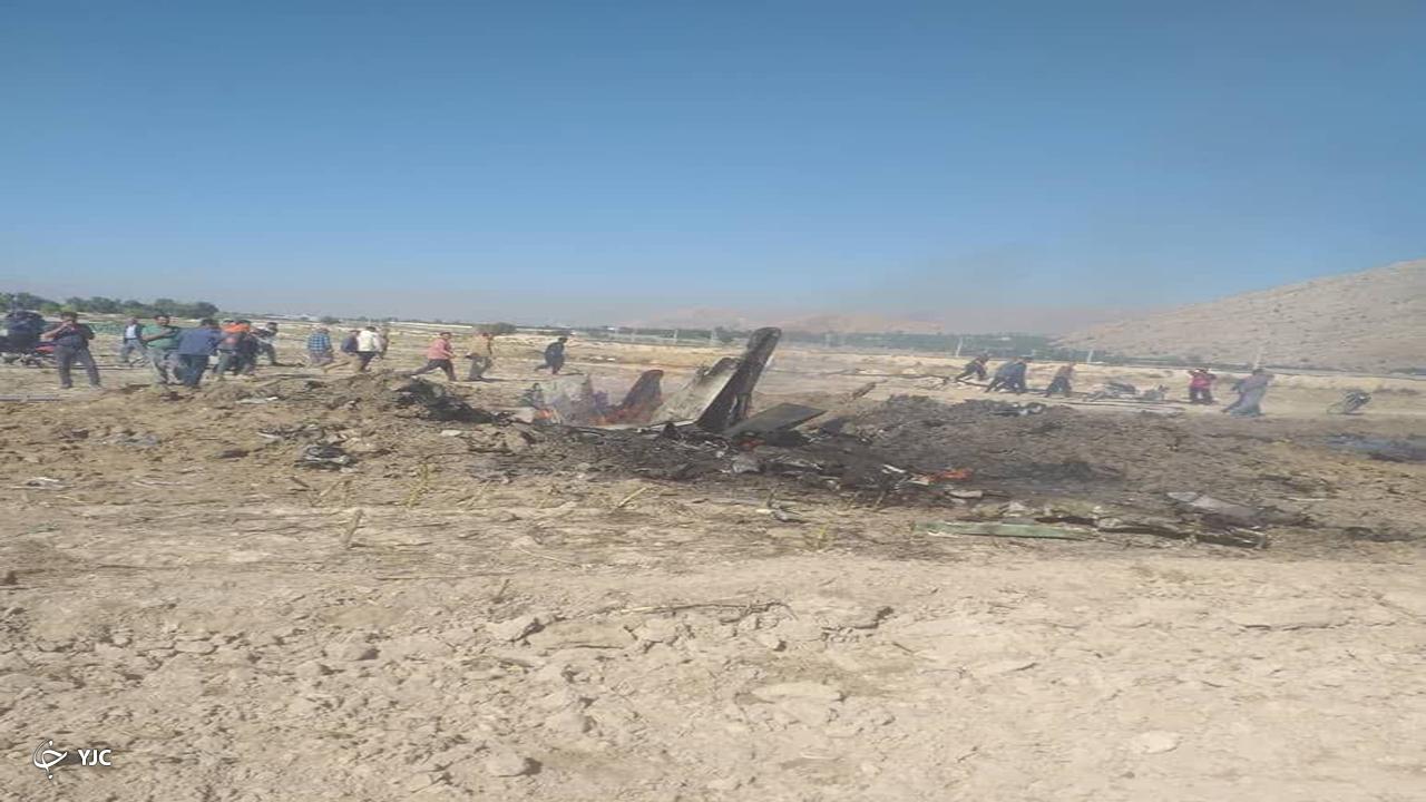 سقوط هواپیمای جنگنده سوخو در کازرون
