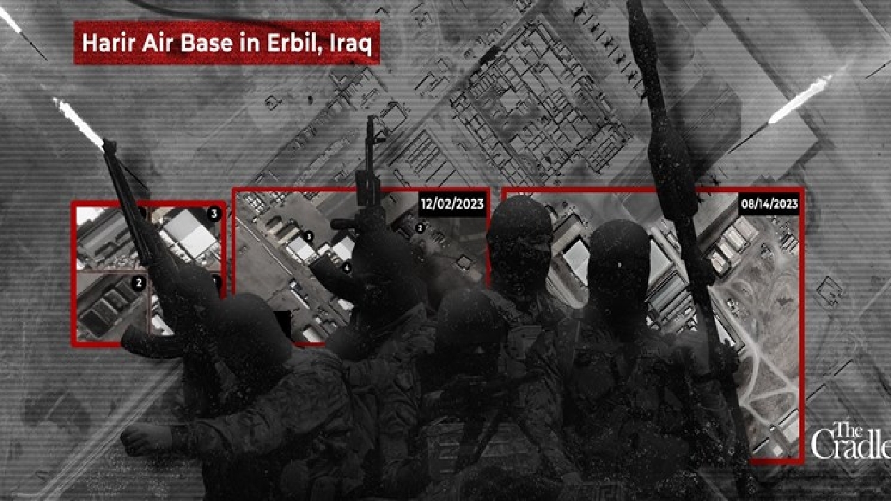 خسارات مقاومت به پایگاه آمریکا در عراق + تصاویر