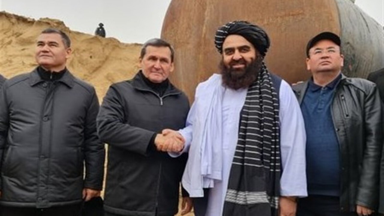 بازدید مقامات طالبان و ترکمنستان از مناطق مرزی