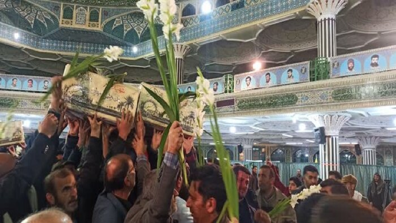 وداع با شهیدان گمنام در شهرکرد + تصاویر