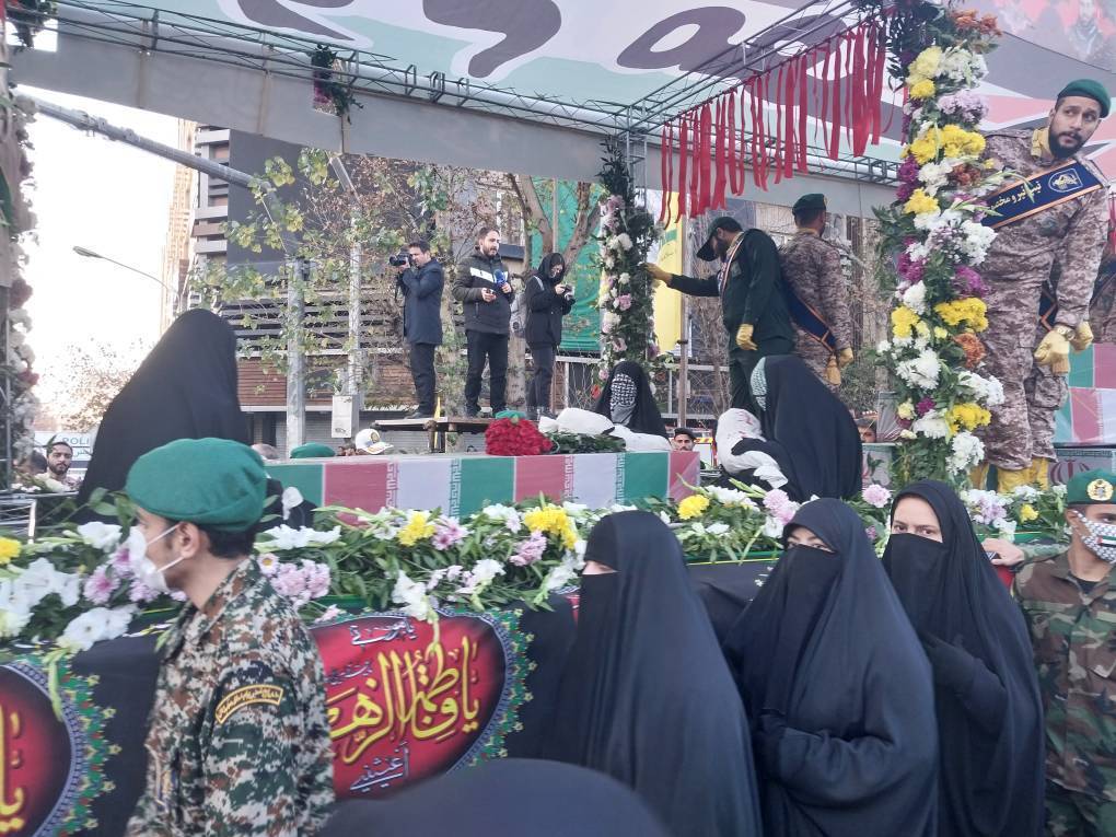 مراسم تشییع ۱۱۰ شهید گمنام دفاع مقدس