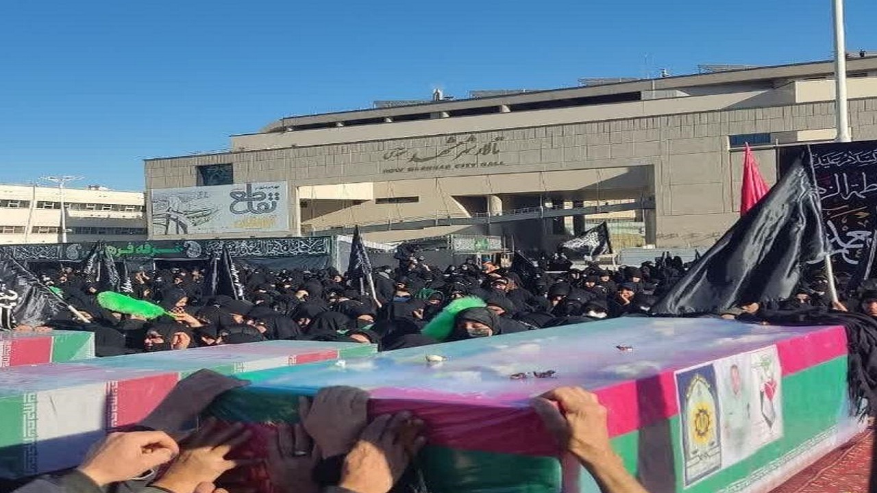 تشییع شهدا در مشهد تشییع شهدا در مشهد