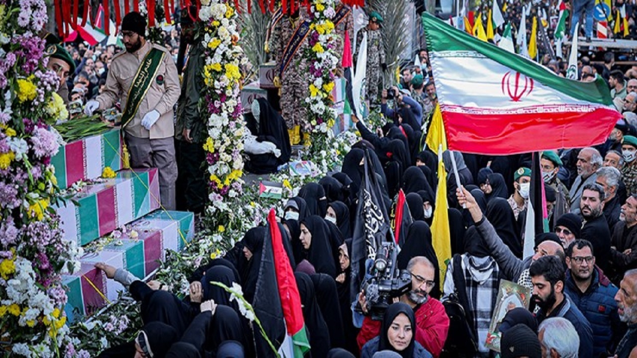 تشییع شهدا در کرمانشاه تشییع شهدا در کرمانشاه