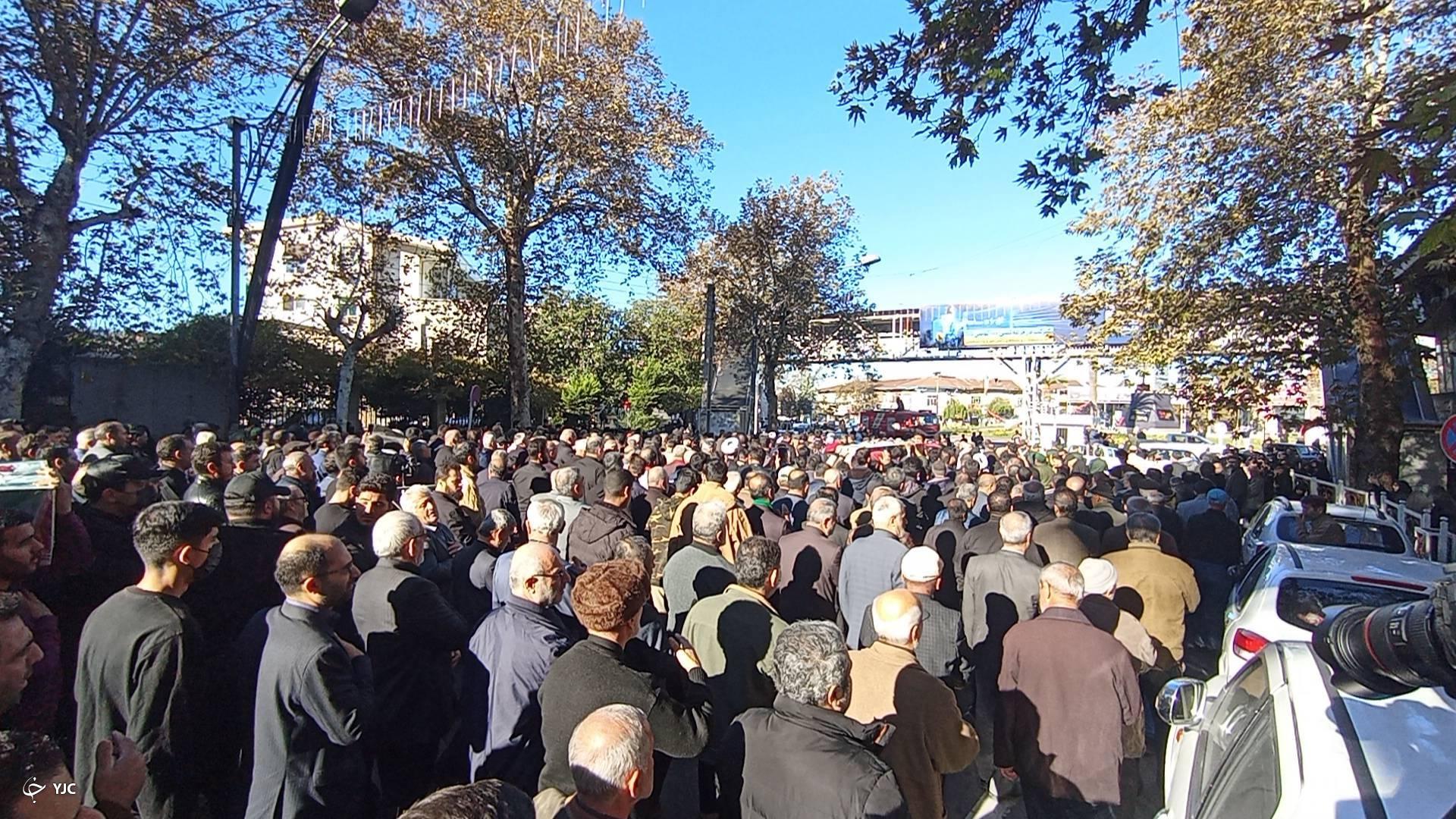 تشییع پیکر دو شهید گمنام در گلستان