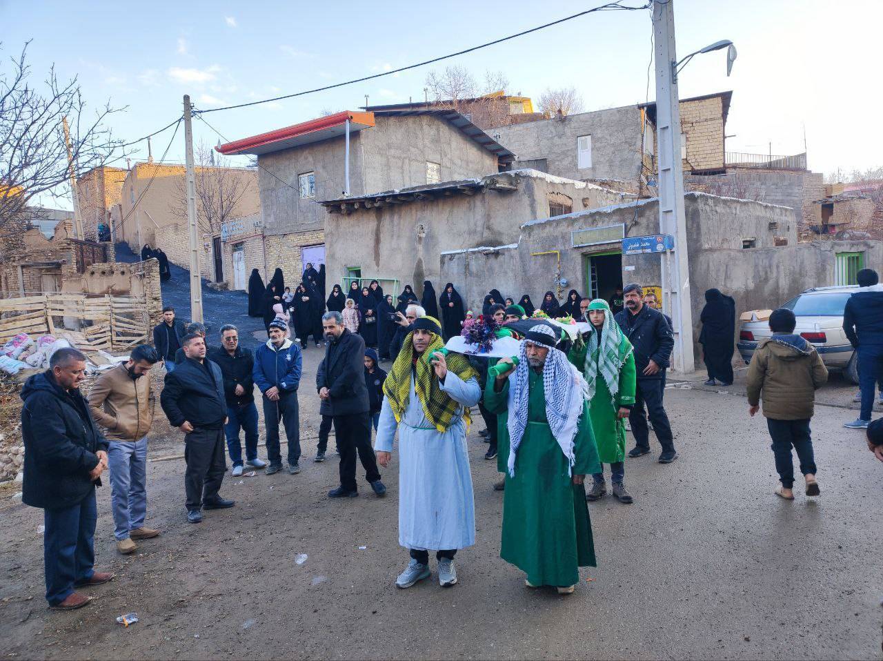 تشییع نمادین ام ابیها
