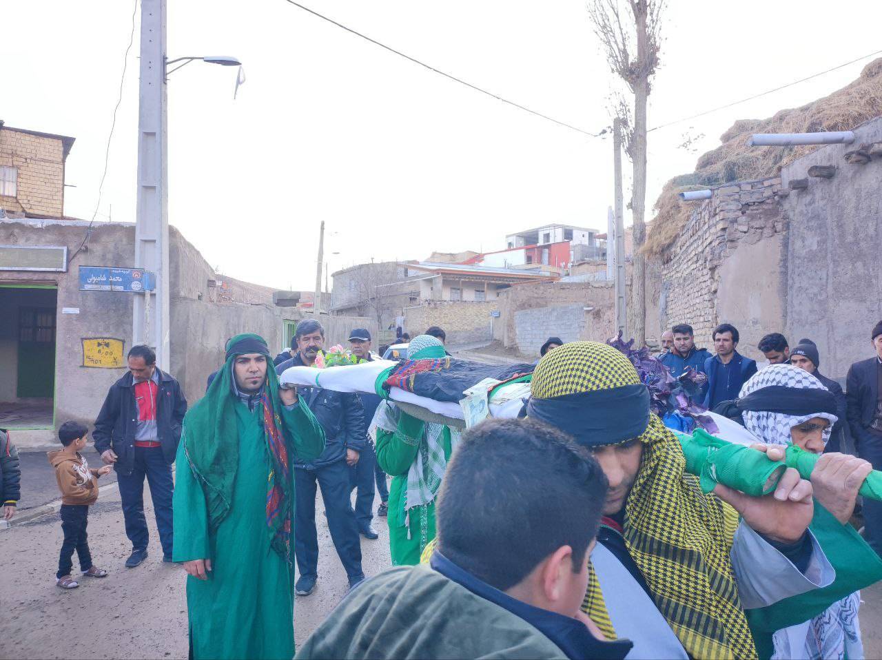 مراسم تشییع نمادین حضرت زهرا