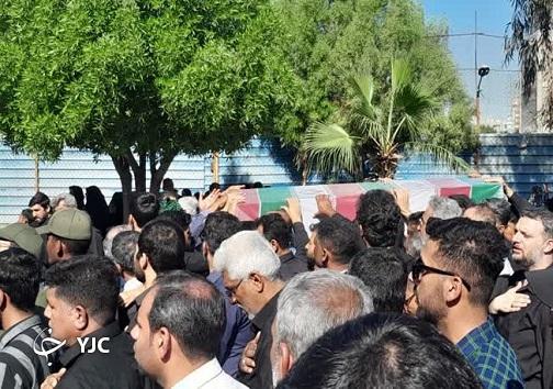 تشییع پیکر شهدای گمنام در بندرعباس
