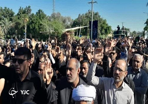 تشییع پیکر شهدای گمنام در بندرعباس