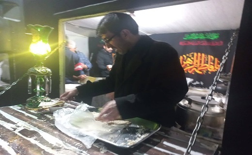برپایی ایستگاه صلواتی در ایام فاطمیه