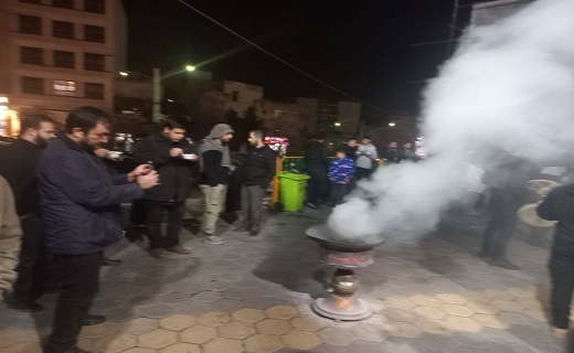 برپایی ایستگاه صلواتی در شهرک حمیدیه