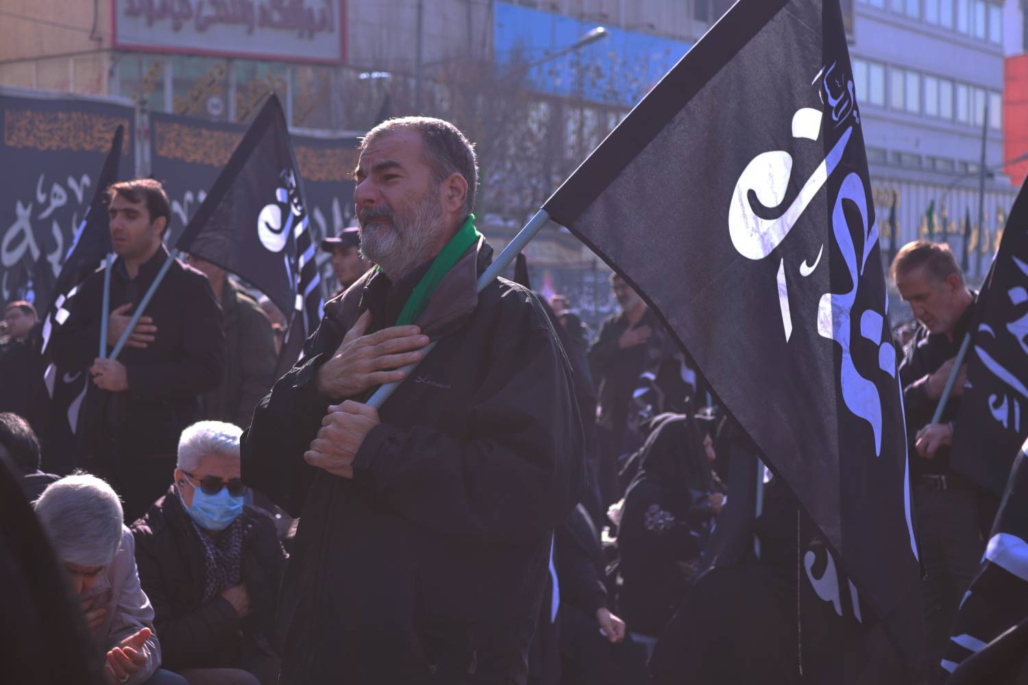 سینه زنی در عزای فاطمه (س)