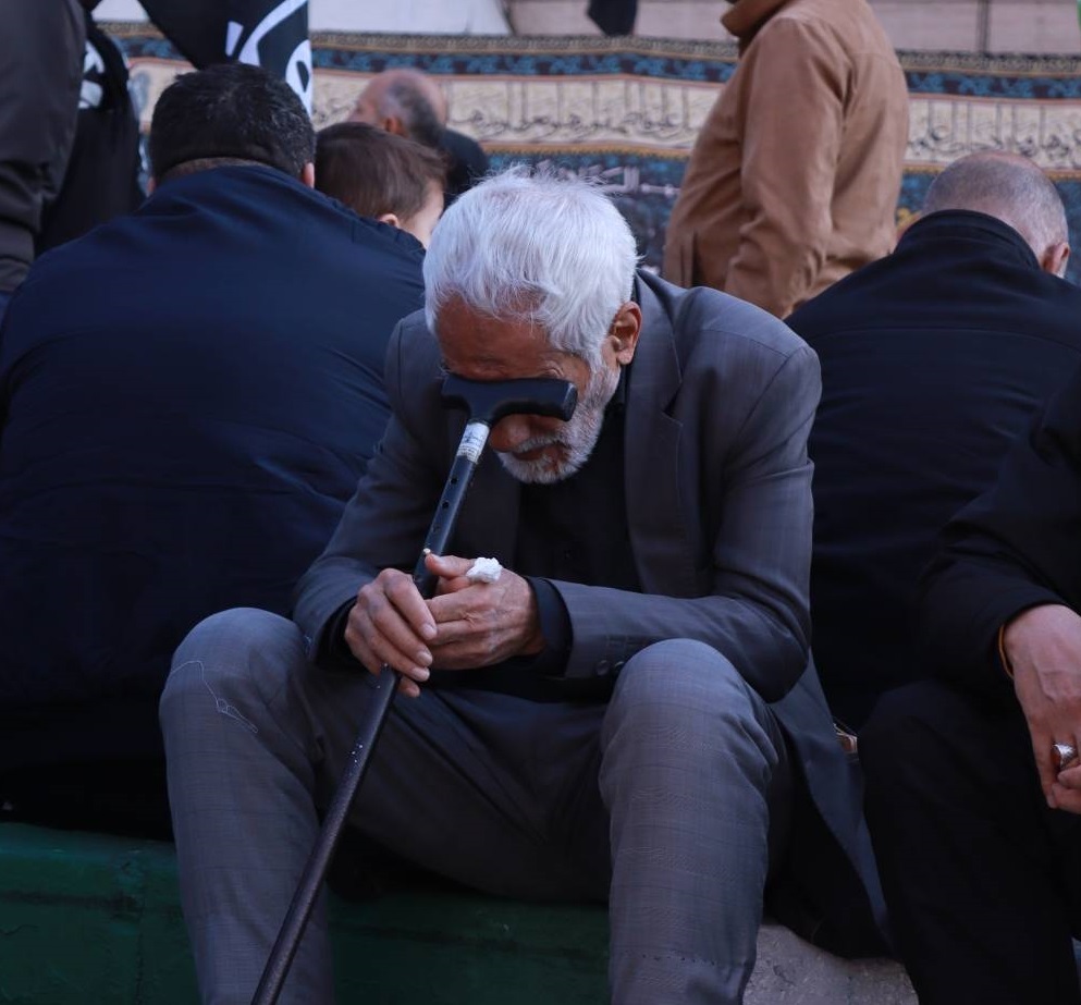 حضور سالمندان در مراسم عزاداری