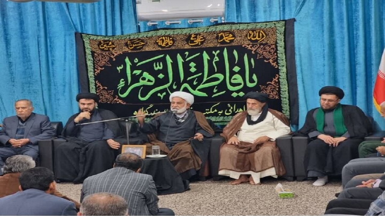 شهرستان گناوه در عزای حضرت فاطمه زهرا (س) به سوگ نشست