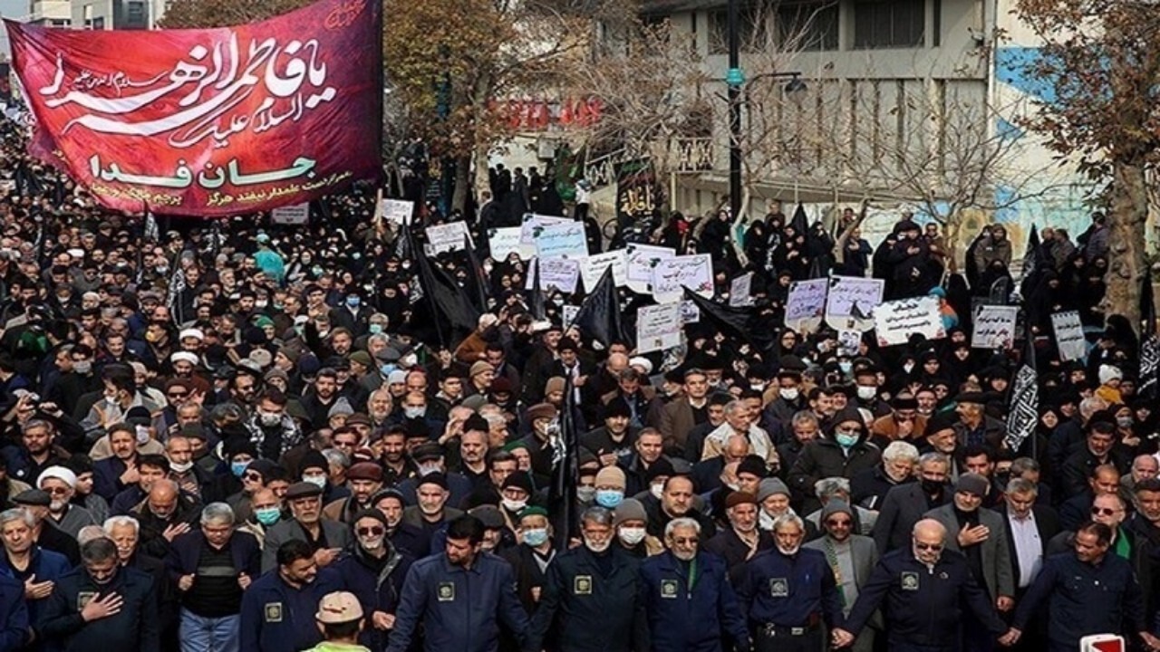 اجتماع عزاداران افغانستانی در مشهد
