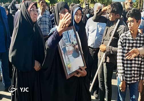 تشییع پیکر مطهر ۵ شهیدگمنام در بندرعباس