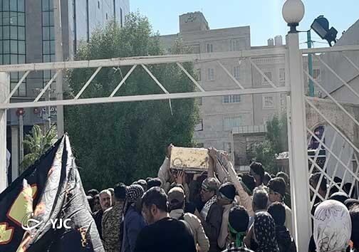 تشییع پیکر مطهر ۵ شهیدگمنام در بندرعباس