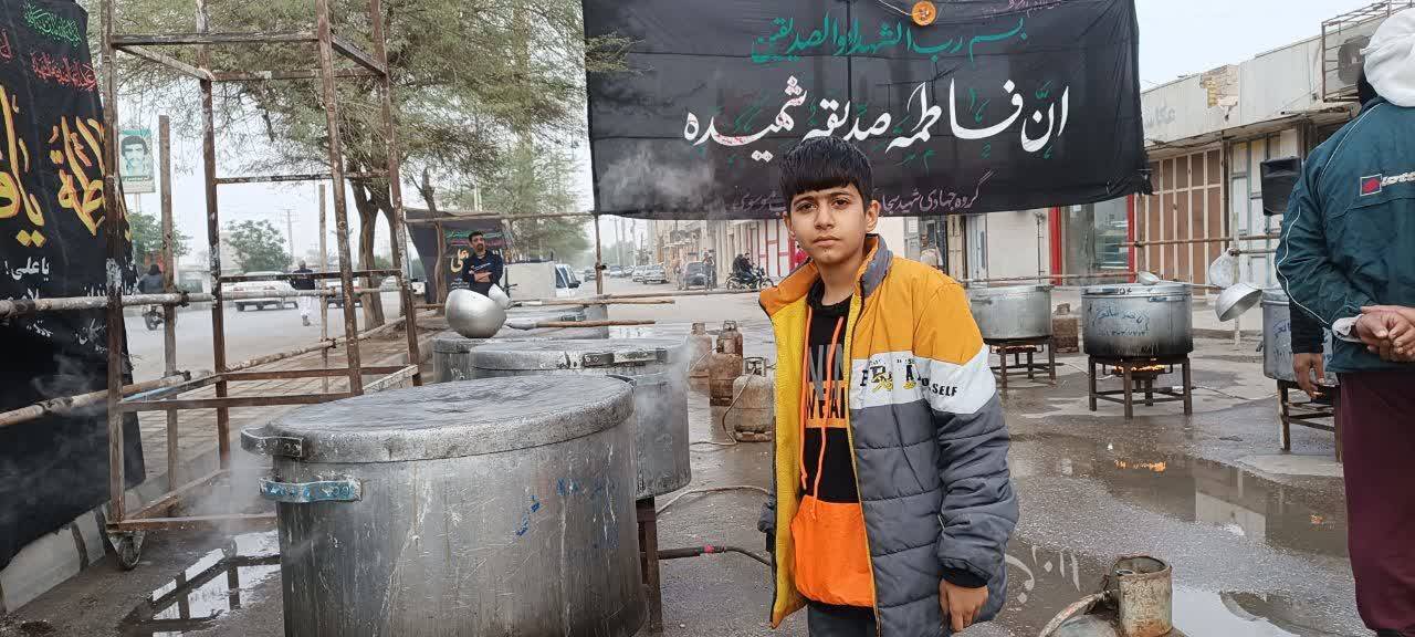 پخت نذری  در کوت عبدالله