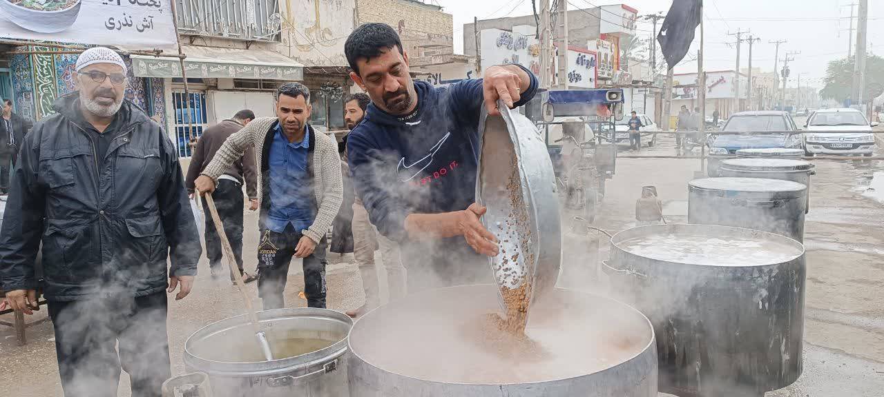 دیگ نذری در سالروز شهادت حضرت فاطمه زهرا(س)