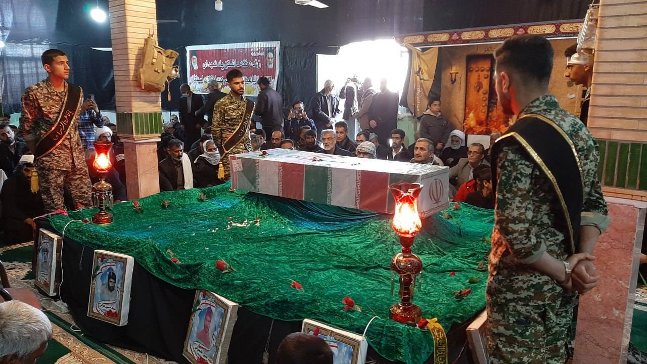 مراسم تشییع شهید گمنام