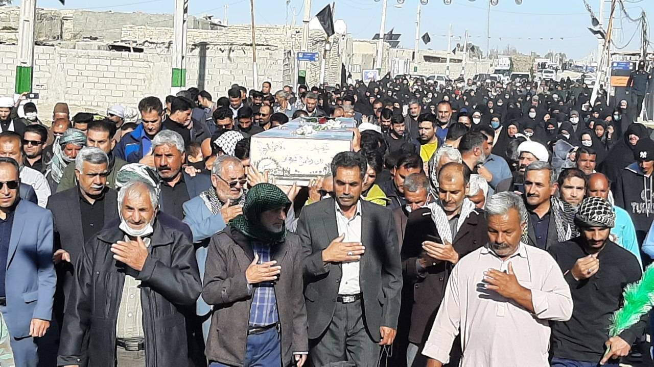 تشییع شهدای هشت سال دفاع مقدس
