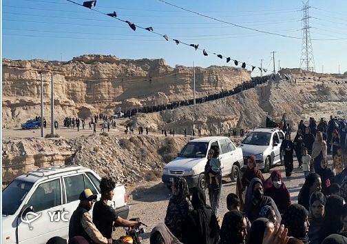 برگزاری پیاده روی فاطمیه درکوهستان پنجه علی بندرعباس