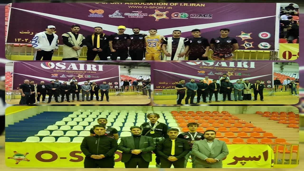 شش نشان رنگارنگ مسابقات رزمی بر گردن ورزشکاران چهارمحال و بختیاری