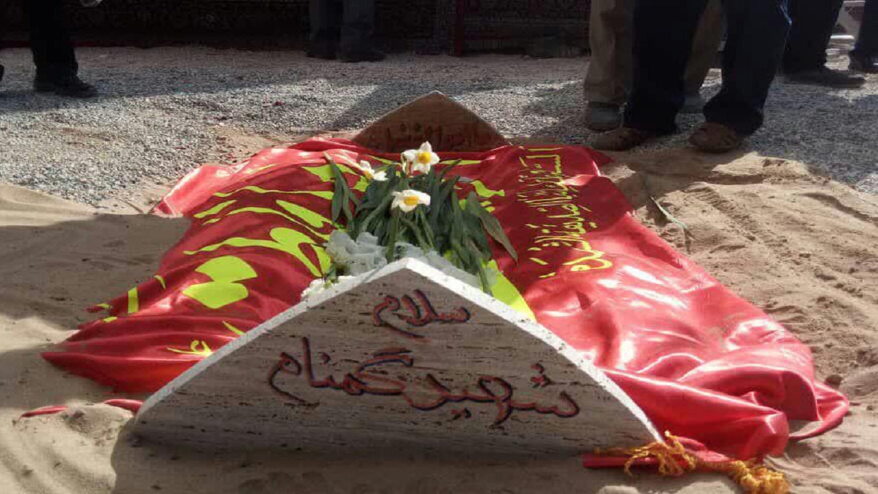 استقبال اهالی روستای طزره از شهید گمنام دفاع مقدس + فیلم