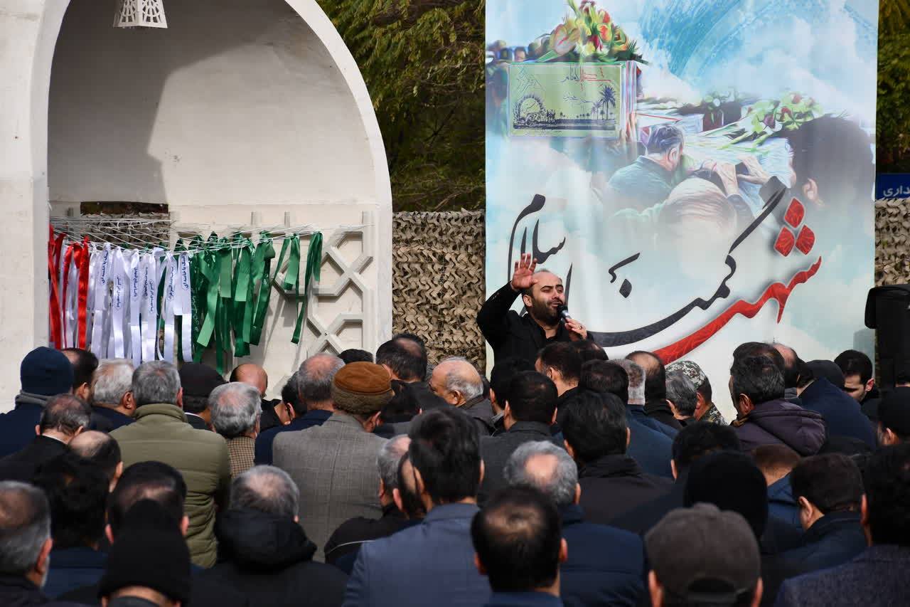 تشییع شهید گمنام در تبریز