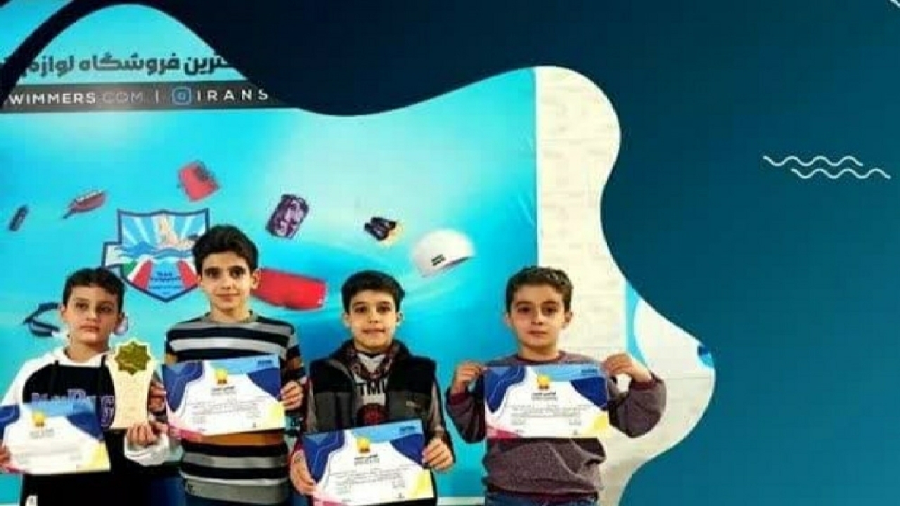درخشش شناگران نوجوان قزوینی در مسابقات استان تهران